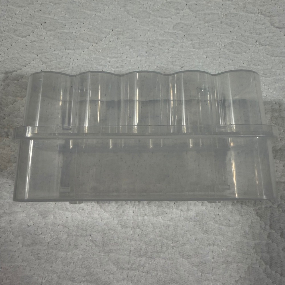 10x10mL Vial Storage Box Case Clear Plastic - 1 PC‎